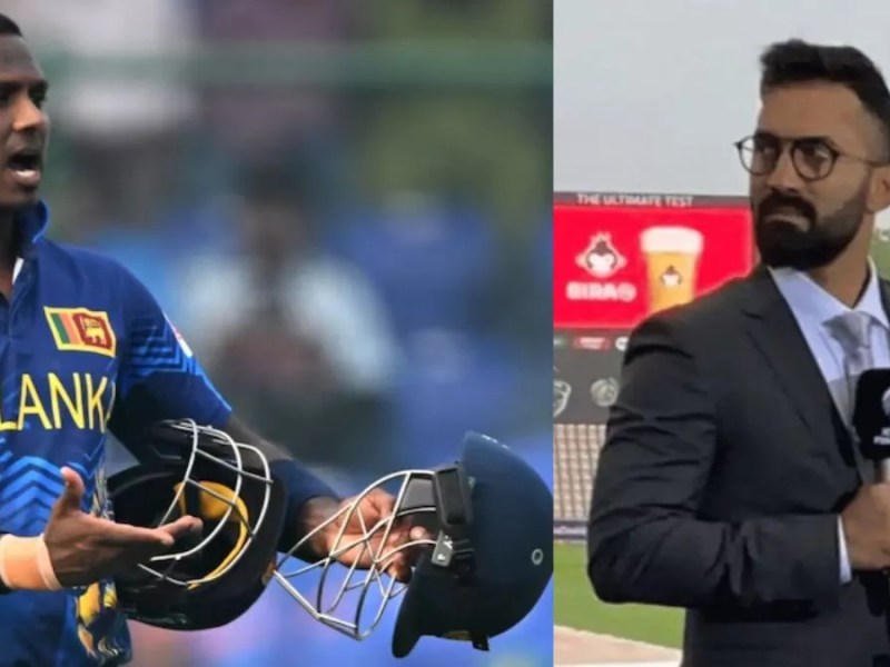 Dinesh Karthik blames Angelo Mathews for timed-out dismissal against Bangladesh