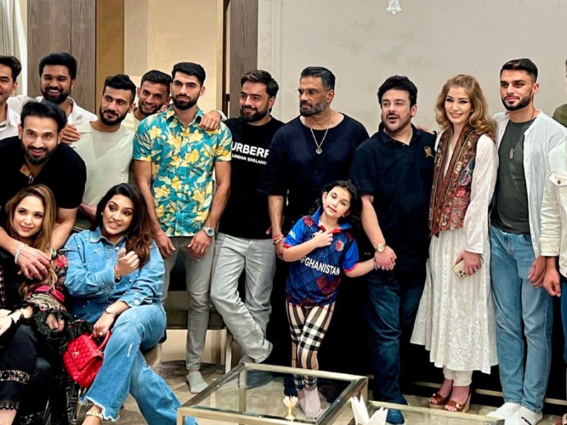 See Pics: Irfan Pathan hosts Afghanistan team for dinner at his home