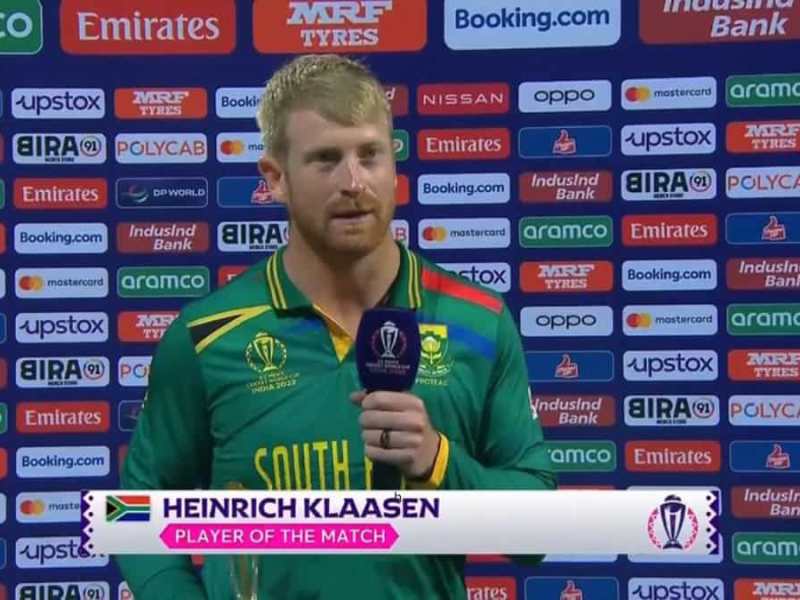 Marco Jansen should have got this – Heinrich Klaasen’s selfless act after the player of the match award