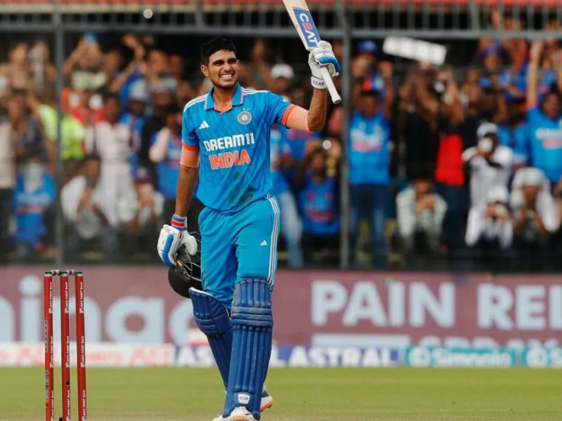Shubman Gill moves to the top of the ICC rankings